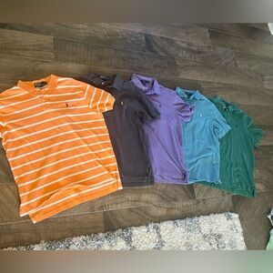 5 lot Polo by Ralph Lauren polo tops